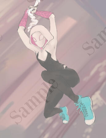 Gwen Render sketch
